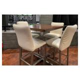 DBB023 - Bar Stools With Wooden Table 