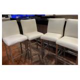 DBB040 - Four Leather Bar Stools