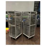 DBB049- Two 18 Metal Full Size Pan Rack 