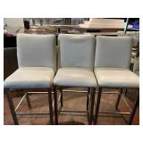 DBB060 - Four Leather Bar Stools