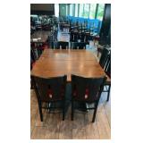 DBB062 Two Sets Commercial Grade Restaurant Table and Chairs 