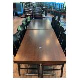 DBB063 Two Sets Commercial Grade Restaurant Table and Chairs 
