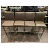 DBB070 4 Leather-Like Bar Chairs