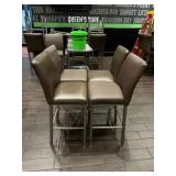 DBB073- Leather Like Bar Chairs 