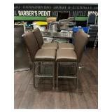 DBB093- Leather Like Bar Chairs