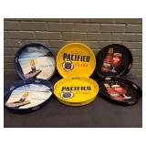 DBB142 Lot of Assorted Beer Serving Trays - Modelo & Pacifico 