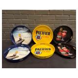 DBB145 Set of 6 Assorted Beer Serving Trays - Pacifico, Corona, Modelo