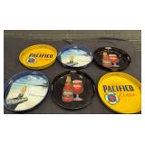 DBB154 Set of 6 Assorted Beer Serving Trays - Pacifico, Corona, Modelo