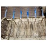 DBB168 - Used Commercial Grade Rectangular Fryer Baskets (6)
