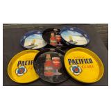 DBB175 Set of 6 Assorted Beer Serving Trays - Pacifico, Corona, Modelo