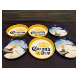 DBB177 Set of 6 Corona Beer Serving Trays - Corona Extra & Corona Light