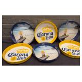 DBB178 Set of 6 Corona Beer Serving Trays - Corona Extra & Corona Light