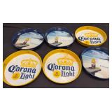 DBB179 Set of 6 Corona Beer Serving Trays - Corona Extra & Corona Light