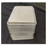 DBB196 Lot Commercial Grade Aluminum Baking Pans(25)