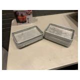 DBB210 Lot Commercial Grade Aluminum Baking Pans 6 X 10