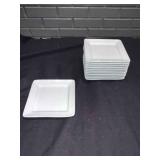 DBB216 Twelve 7.5" Blackwood Porcelain Plates