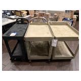 DBB241 Lot Rubbermaid Utility Carts 