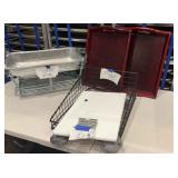 DBB251 Lot of Kitchen/Catering Items - Trays, Racks, and More