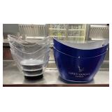 DBB320 - Grey Goose & LED Ice Buckets With Scoopers & Spigots