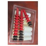 DBB322 Lot of Bar Juice Spouts and Plastic Containers