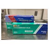 DBB341 - Commercial Use (2) Plastic Wrap & (1) Aluminum Wrap 