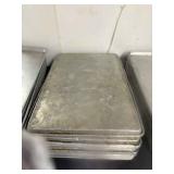 DBB378 Lot of 10 Commercial 18" x 26" Aluminum Baking Sheet Pan