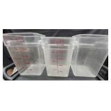 DBB482 - 22 Quart Plastic Bins (3)