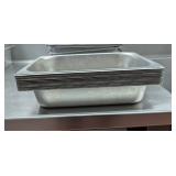 DBB496 - Sixteen Stainless Steel Commercial Pans.