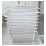 DBB498 - Eight Cambro Clear Food Pans.
