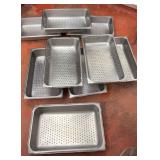 DBB527 Ten 4” Stainless Steel Perforated Pans