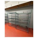 DBB550- (2) Metal Shelvings
