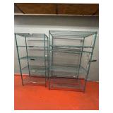 DBB551- (2) Metal Shelvings 