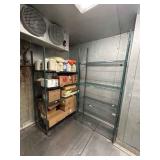 DBB553- (2) Metal Shelvings *NONE OF THE FOOD IS IN THIS LOT*