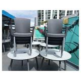DBB801 Commercial Grade Patio Table And Chairs Set (X2)