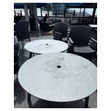 DBB804 Commercial Grade Patio Table And Chairs Set (X2)