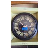 AWT029 Office Storage, Clear Shelf & Waltham Wall Clock AWT029 Office Storage, Clear Shelf & Waltham Wall Clock