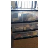 AWT043 Bulk MYSTERY Bathroom Lot Inside 3-Drawer Plastic Storage Cabinet AWT043 Bulk MYSTERY Bathroom Lot Inside 3-Drawer Plastic Storage Cabinet