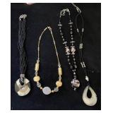 AWT072 - 4 Amazing Murano Style Necklaces AWT072 - 4 Amazing Murano Style Necklaces