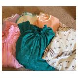 AWT090 Vintage Ruffle Ladies Tops  AWT090 Vintage Ruffle Ladies Tops