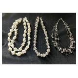 AWT135 - Three Vintage Pearl Necklaces 81/2” AWT135 - Three Vintage Pearl Necklaces 81/2”