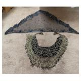 AWT147 - Two Exquisitely Beaded Shawls AWT147 - Two Exquisitely Beaded Shawls