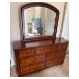 AWT217 Aspenhome Dresser with Mirror AWT217 Aspenhome Dresser with Mirror