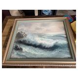 AWT226 Waves Painting AWT226 Waves Painting