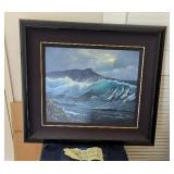 AWT229 - Roy Tabora Frames Seascape Painting AWT229 - Roy Tabora Frames Seascape Painting