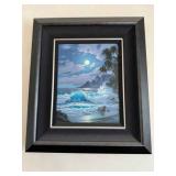 AWT231 Painted Beach Scene Giclee by A. Casay AWT231 Painted Beach Scene Giclee by A. Casay