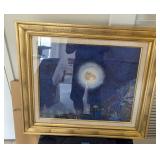 AWT238 - Beautiful Original Painting Rising Moon