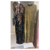 AWT208 Dazzling Vintage Sequin Gowns