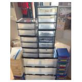 AWT223 Plastic Storage Bins Lot