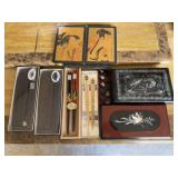 AWT306 Japanese Chopsticks, Gold Leaf Art, and Lacquerware