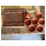 AWT337 Japanese Clay Tea Set